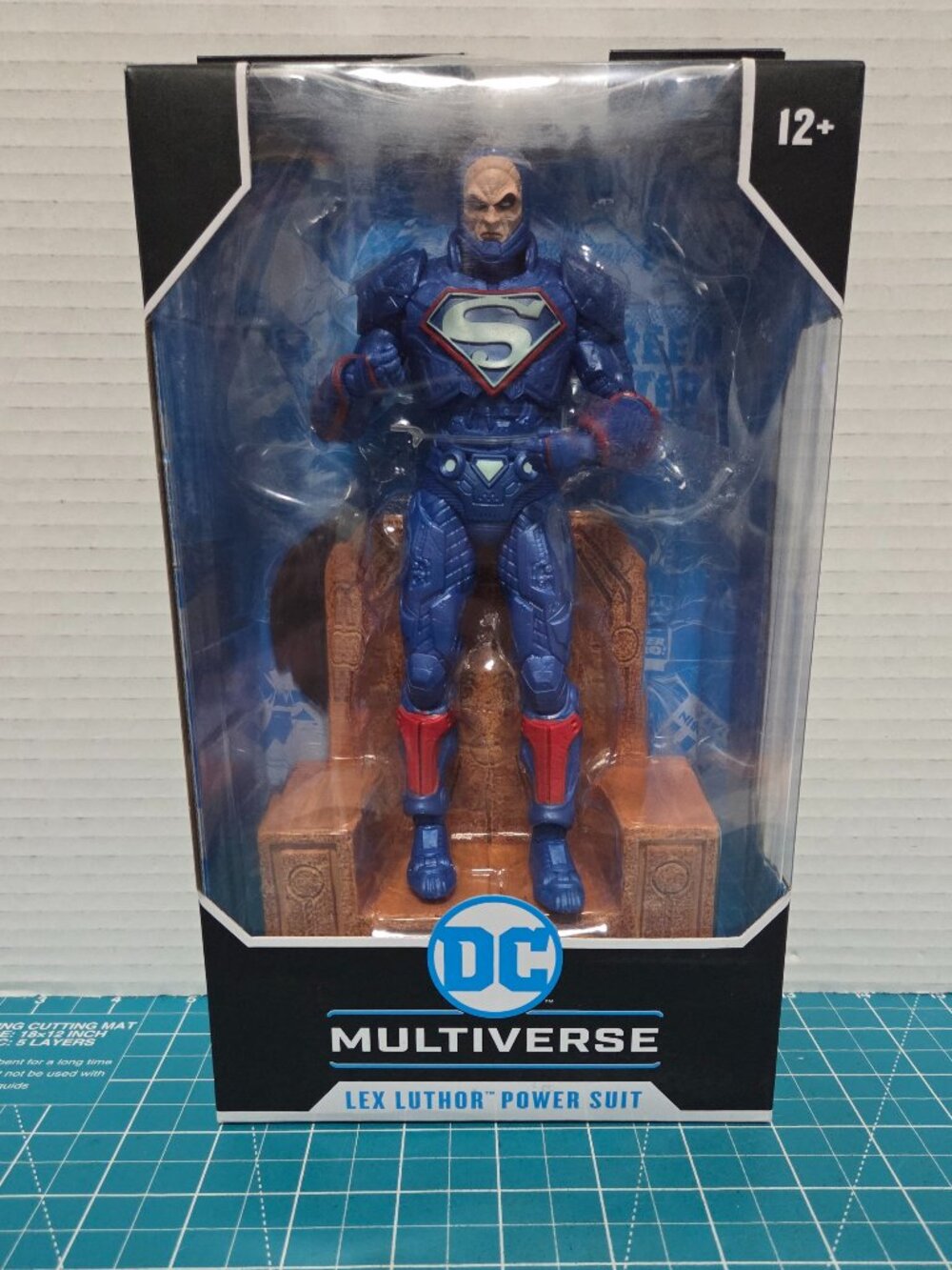 McFarlane LEX LUTHOR Power Suit Justice League Darkseid War DC Multiverse Figure